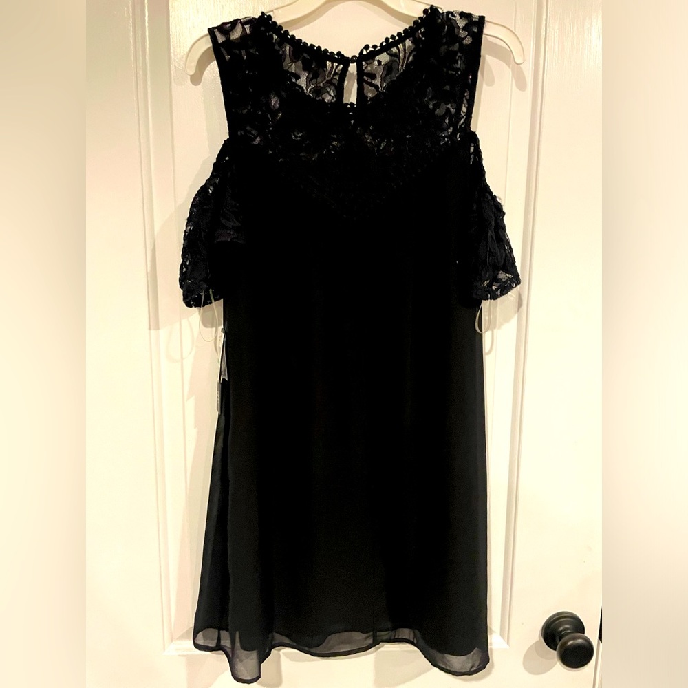 As U Wish cold shoulder dress